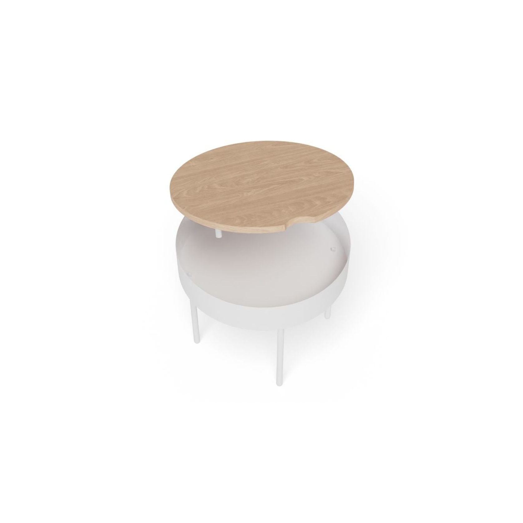Tao Table - Small - White gallery detail image