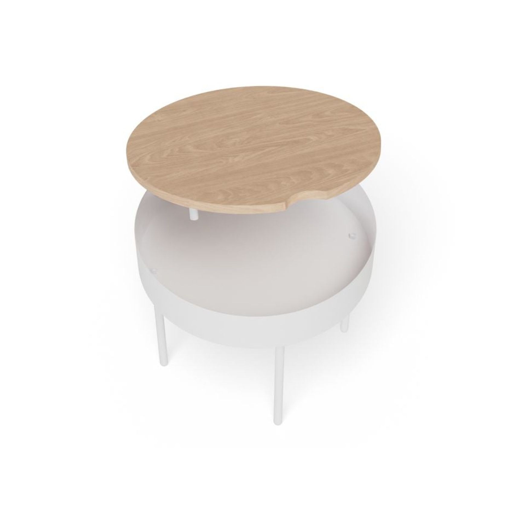 Tao Table - Small - White gallery detail image