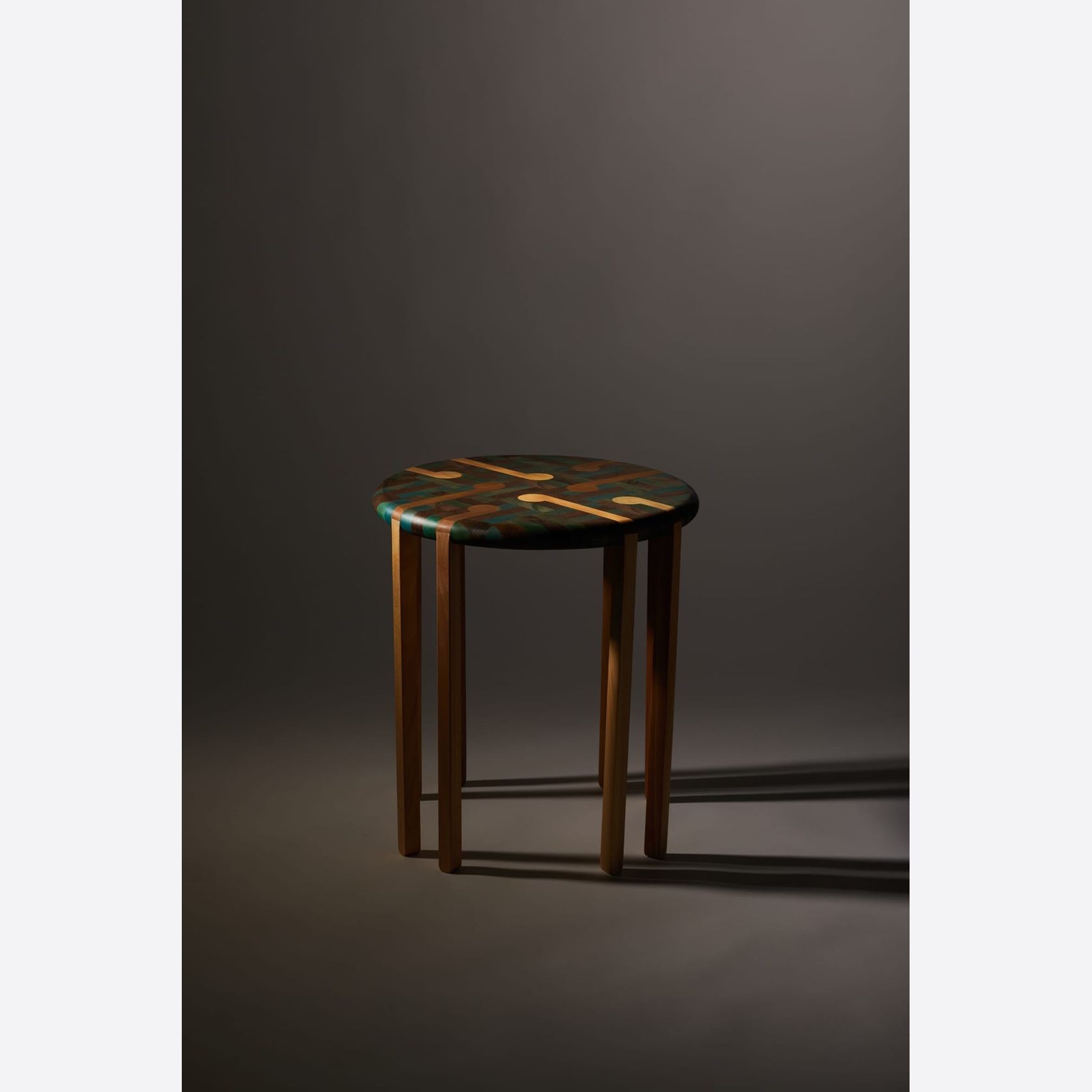 LETSWEAVE Side Table — Reclaimed Kauri & Rimu gallery detail image