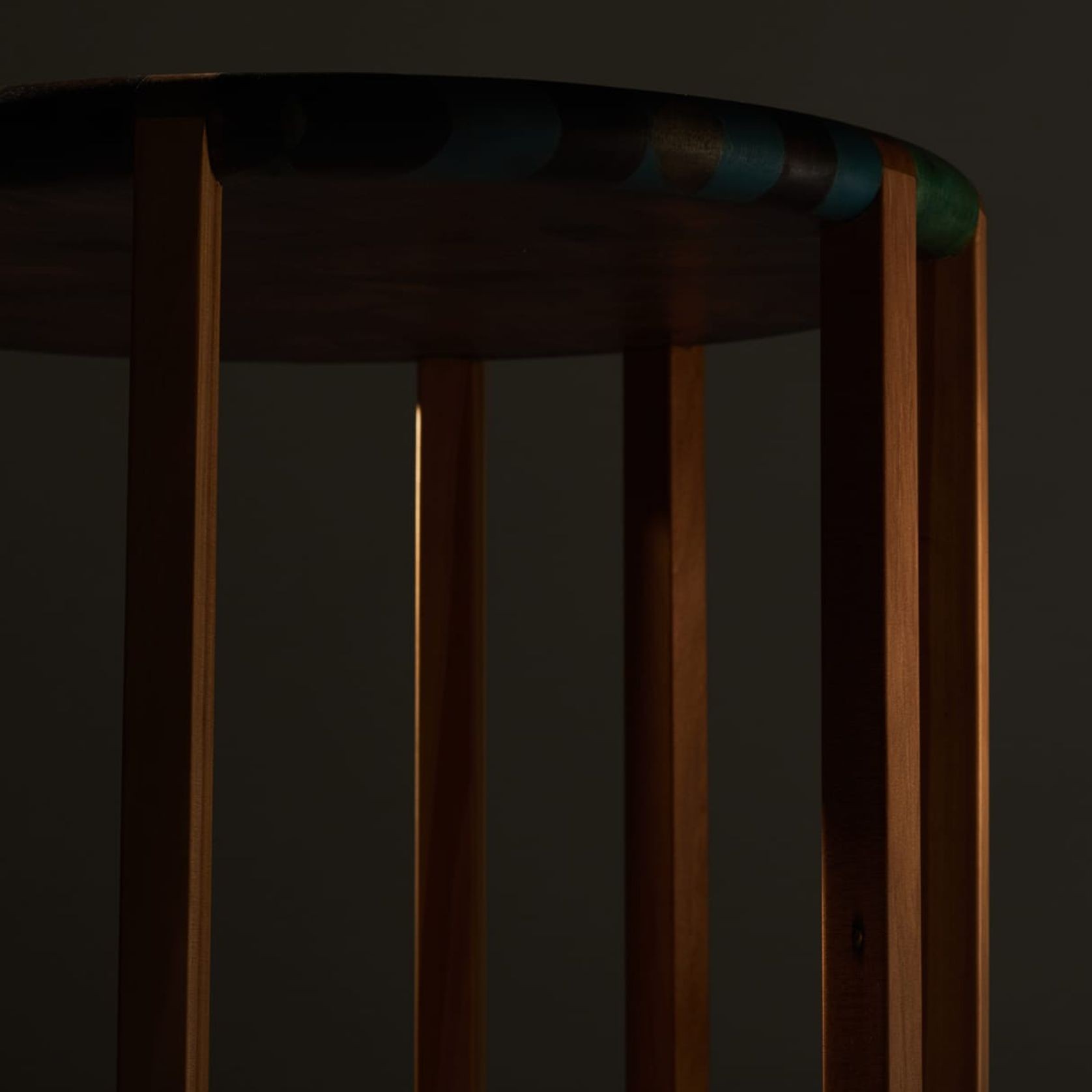 LETSWEAVE Side Table — Reclaimed Kauri & Rimu gallery detail image
