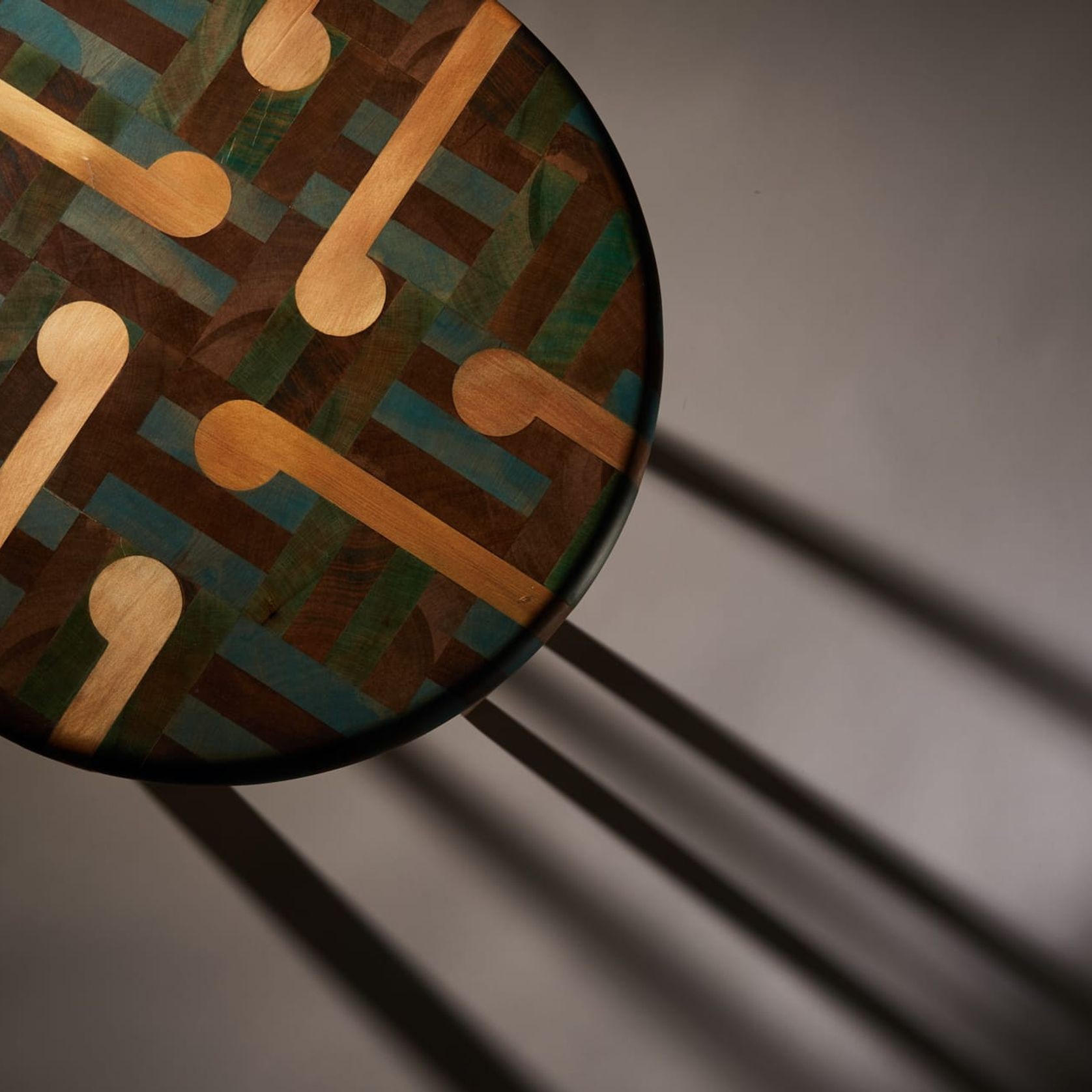 LETSWEAVE Side Table — Reclaimed Kauri & Rimu gallery detail image