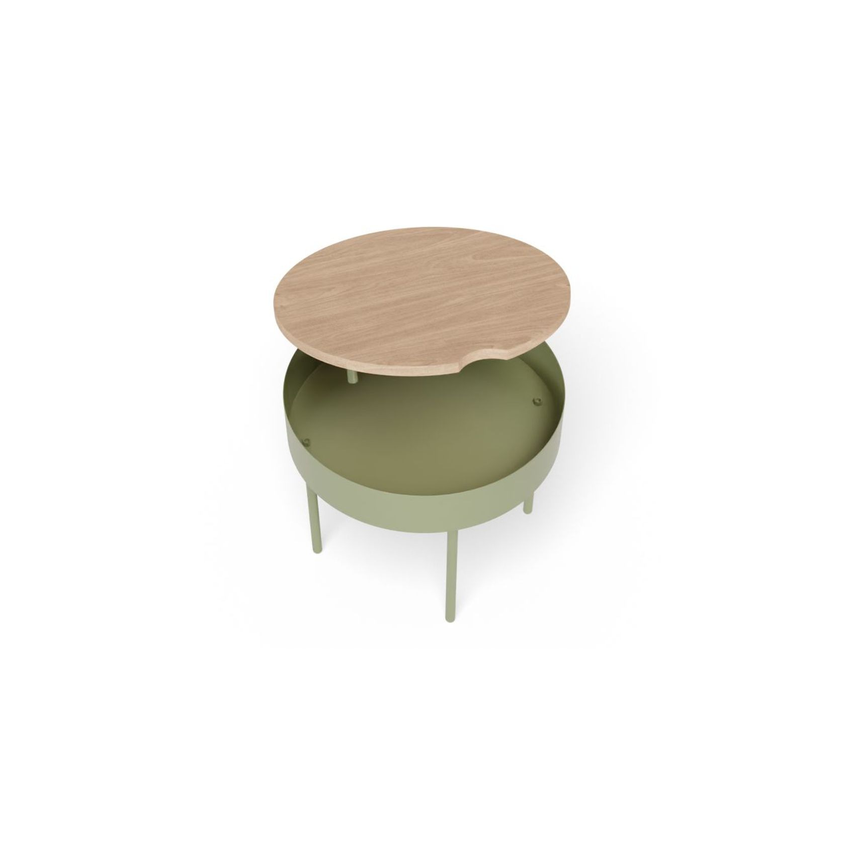 Tao Table - Small - Dusty Green gallery detail image