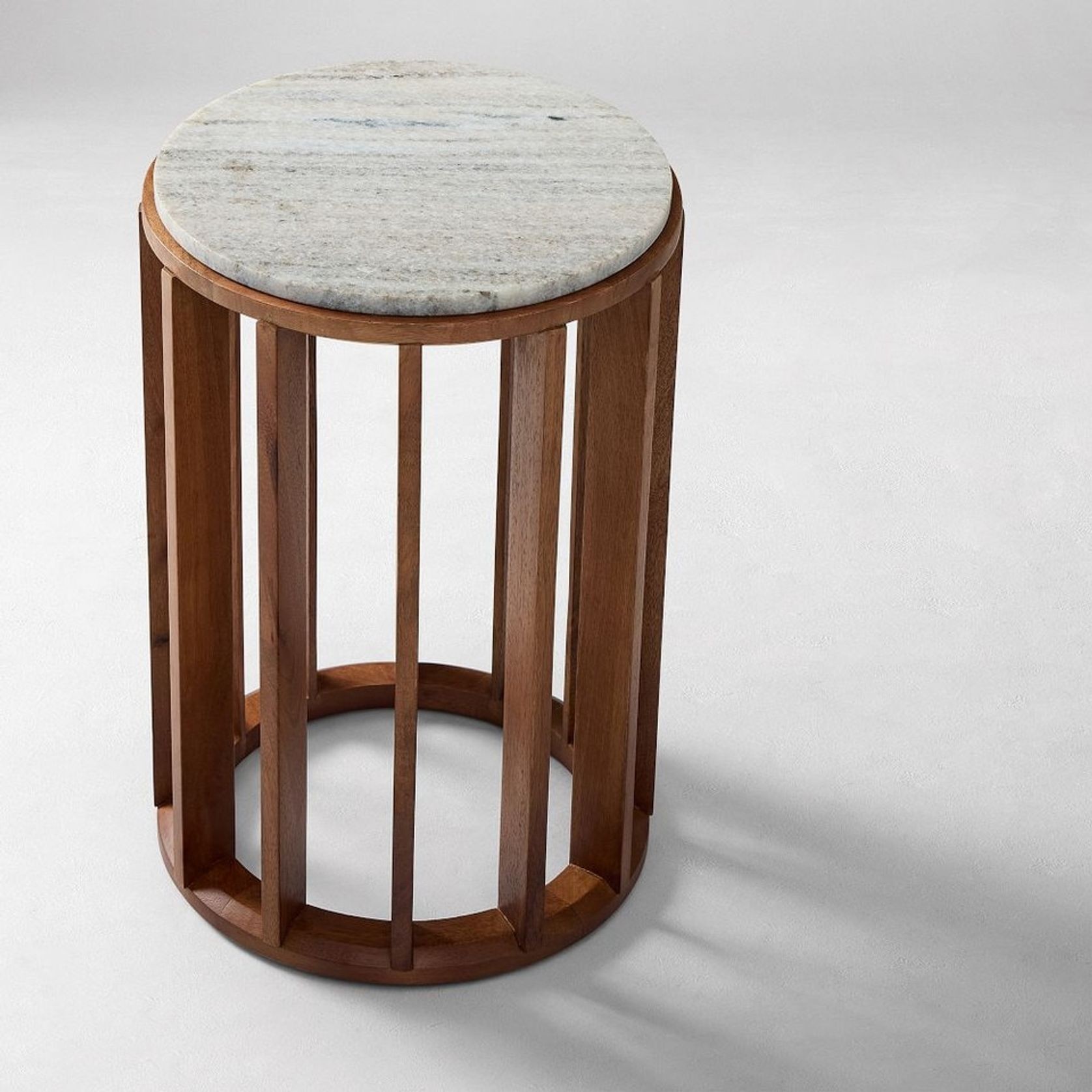 Ophelia Marble Drink Table gallery detail image