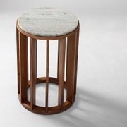 Ophelia Marble Drink Table gallery detail image
