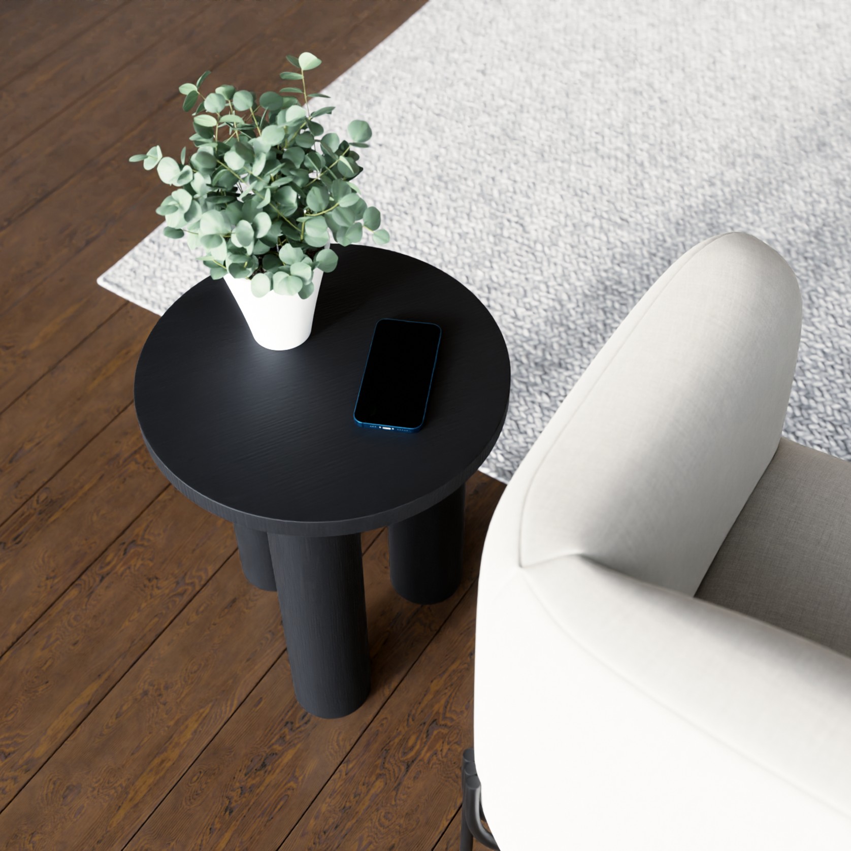 Orbix Side Table - Black gallery detail image