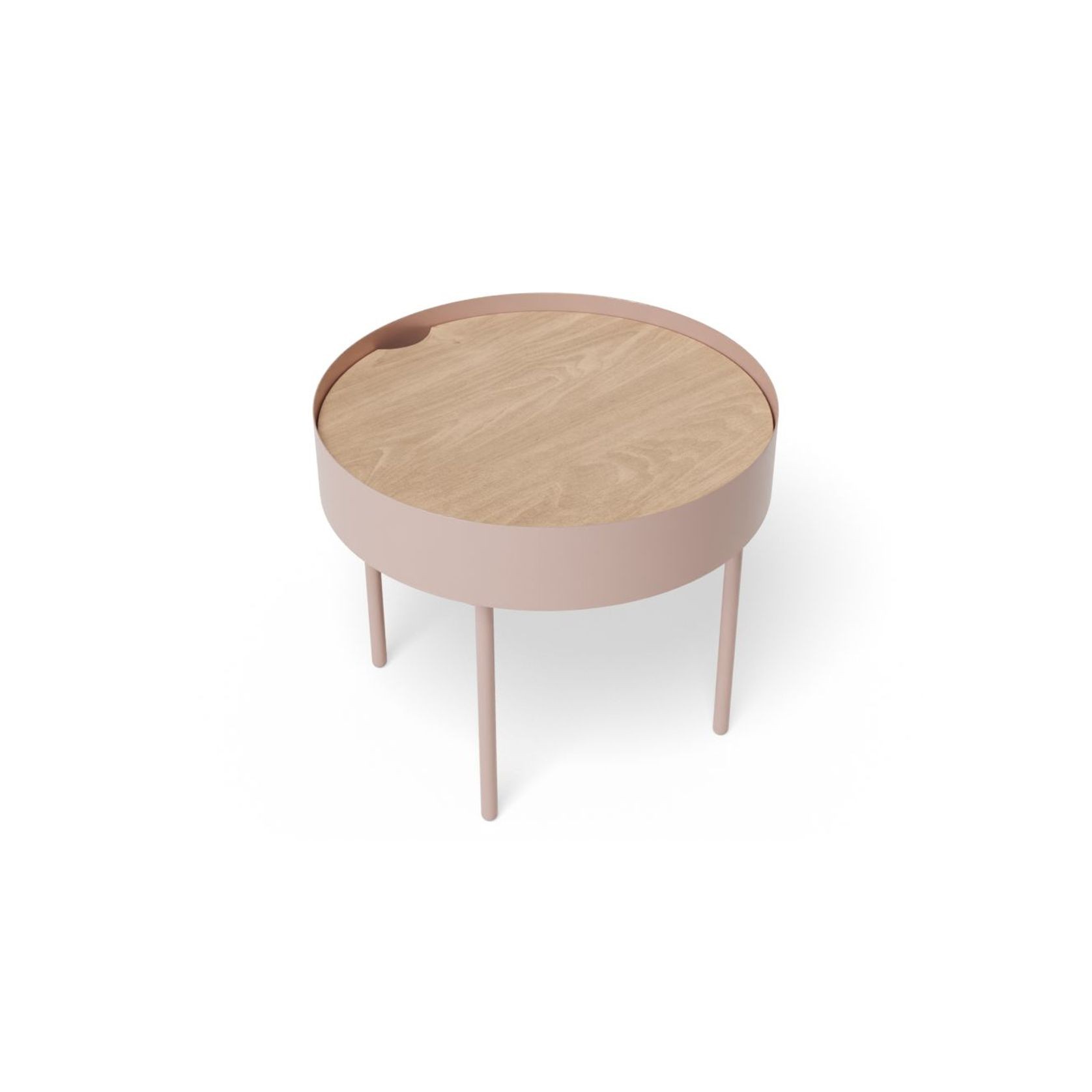 Tao Table - Small - Dusty Pink gallery detail image