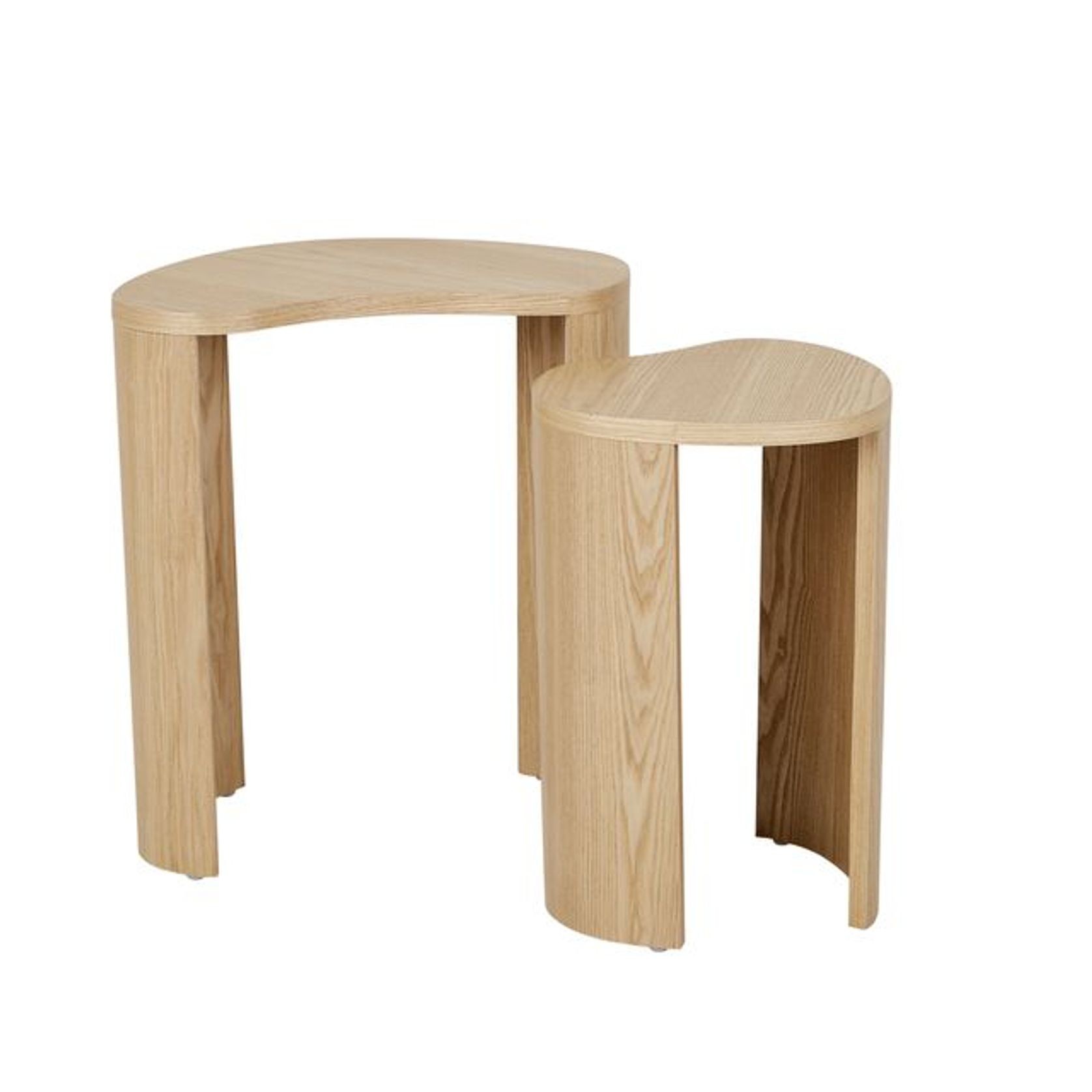 Oberon Curve Nest of 2 Side Tables gallery detail image