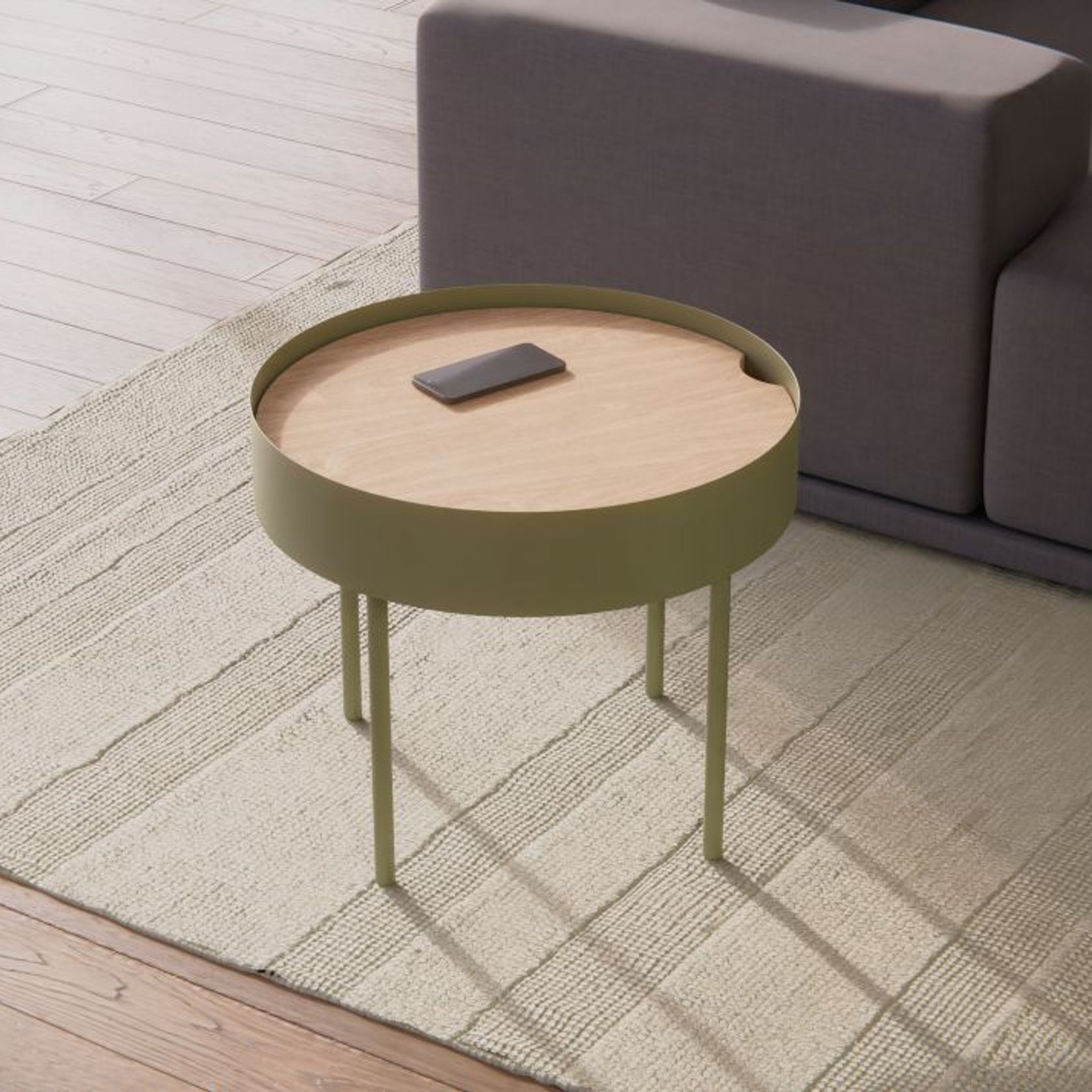 Tao Table - Small - Dusty Green gallery detail image