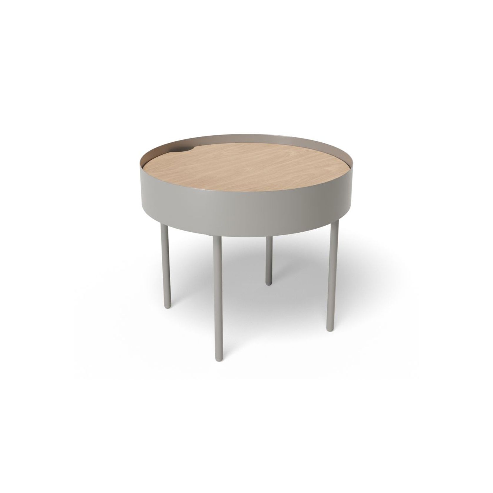 Tao Table - Small - Silver Grey gallery detail image