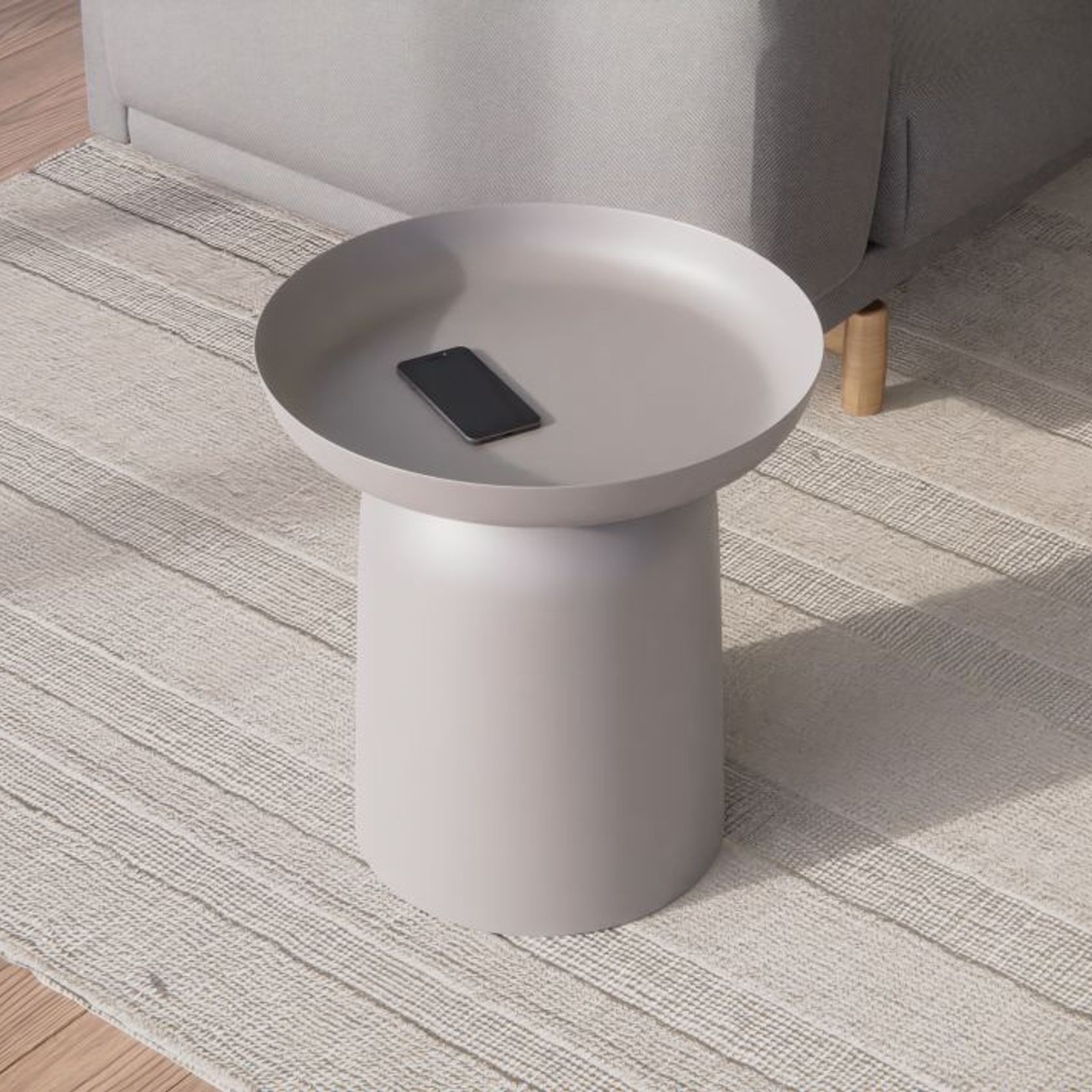 Soda Table - Small - Silver Grey gallery detail image