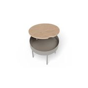 Tao Table - Small - Silver Grey gallery detail image