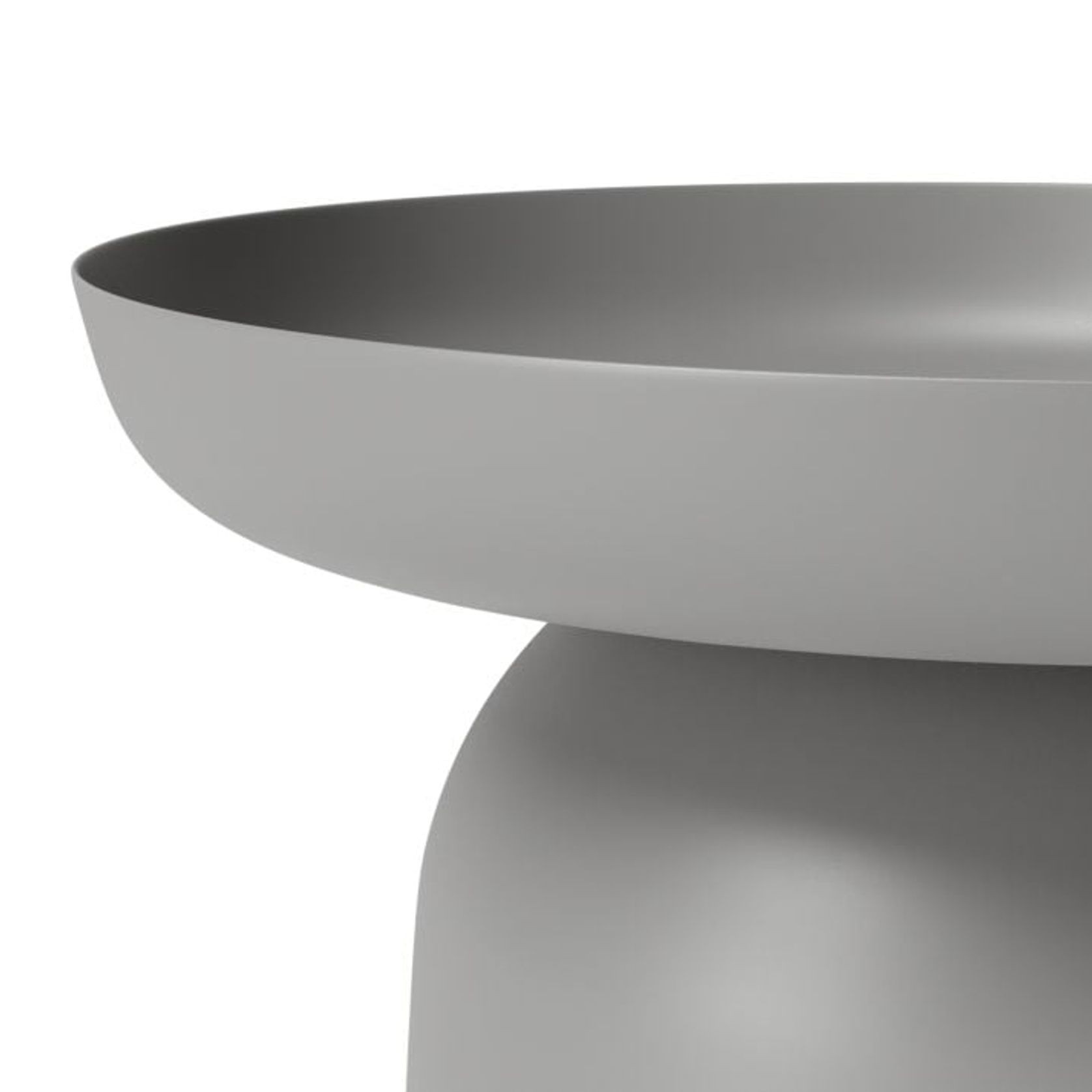 Soda Table - Small - Silver Grey gallery detail image