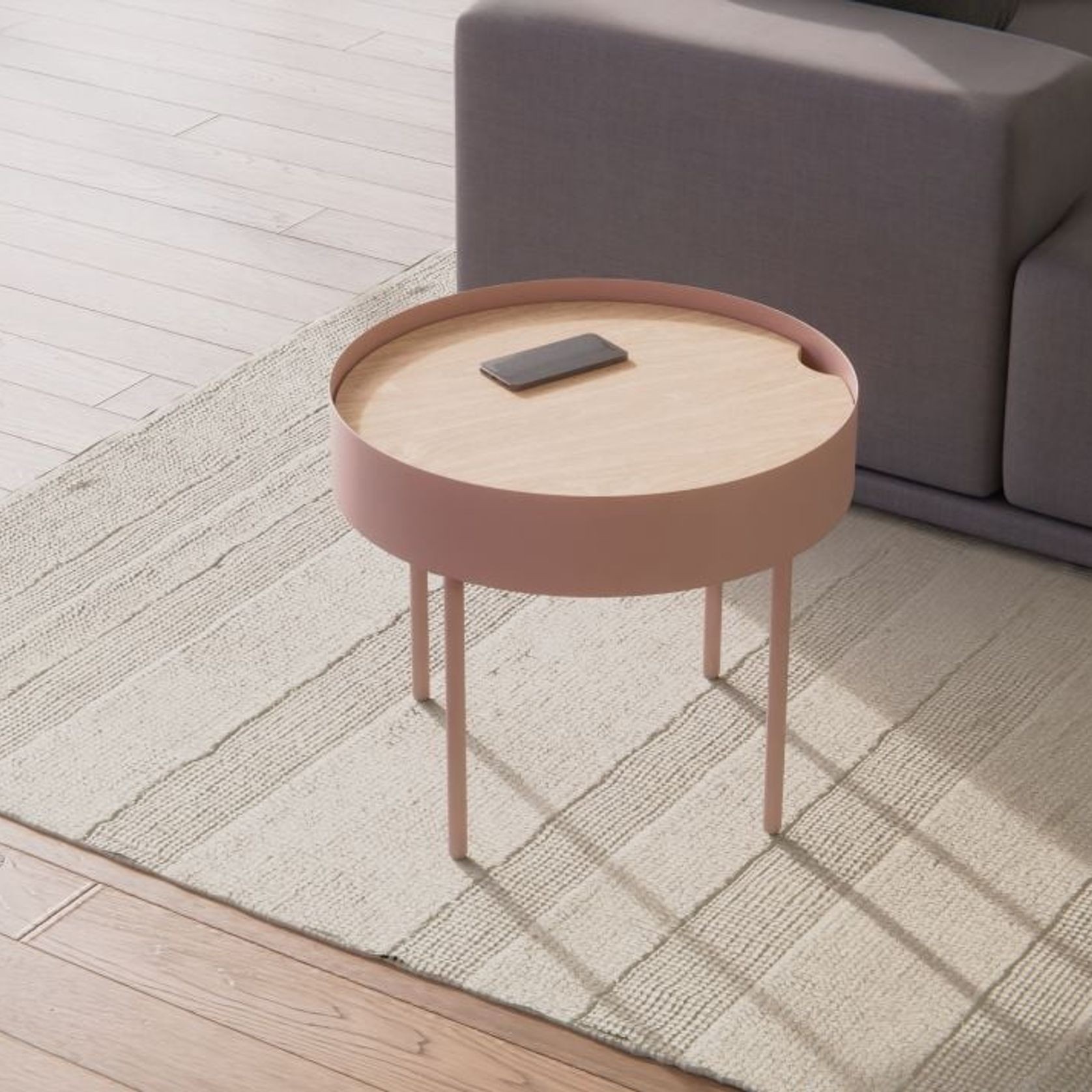 Tao Table - Small - Dusty Pink gallery detail image