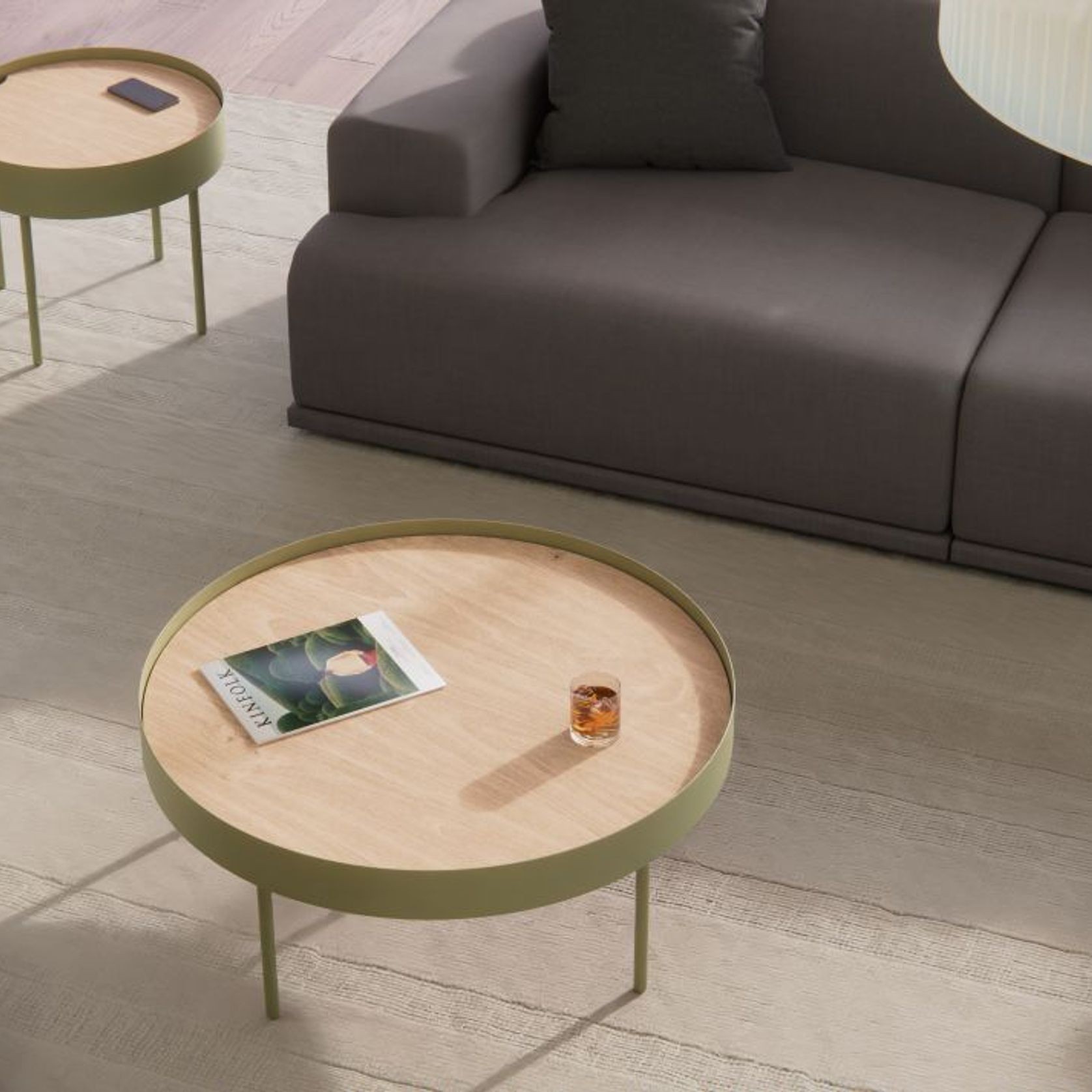 Tao Table - Small - Dusty Green gallery detail image
