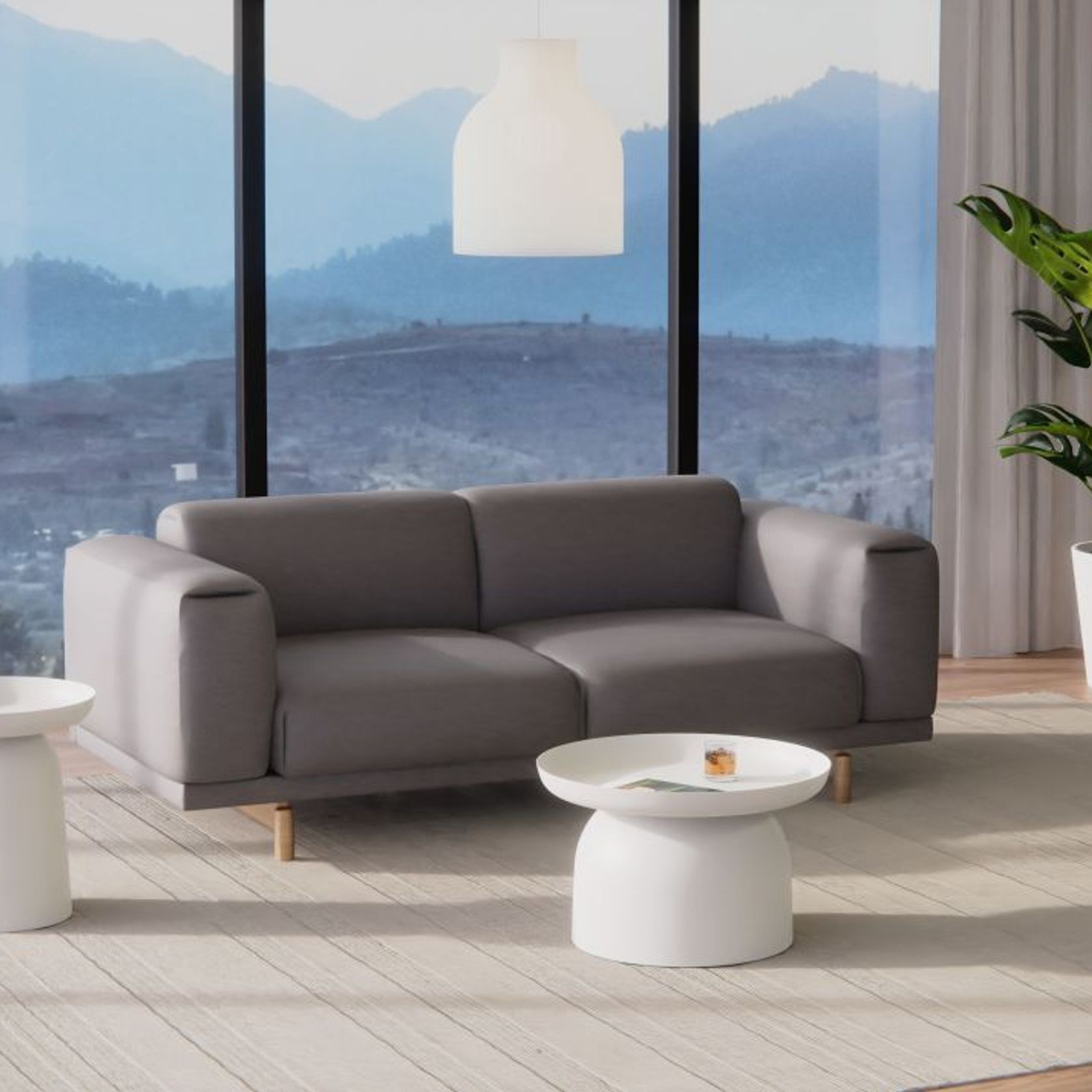 Soda Table - Small - White gallery detail image