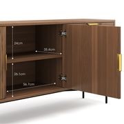 Kina Ripple Slatted Sideboard | 180cm | Light Walnut gallery detail image