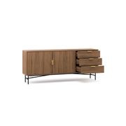 Kina Ripple Slatted Sideboard | 180cm | Light Walnut gallery detail image