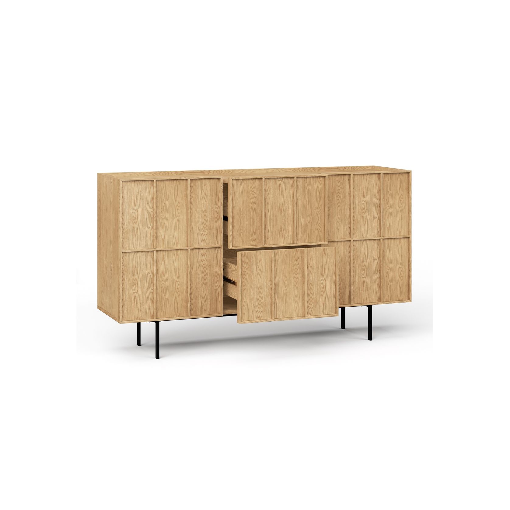 Linea 160cm Sideboard Cabinet Natural Oak | L3 Home gallery detail image