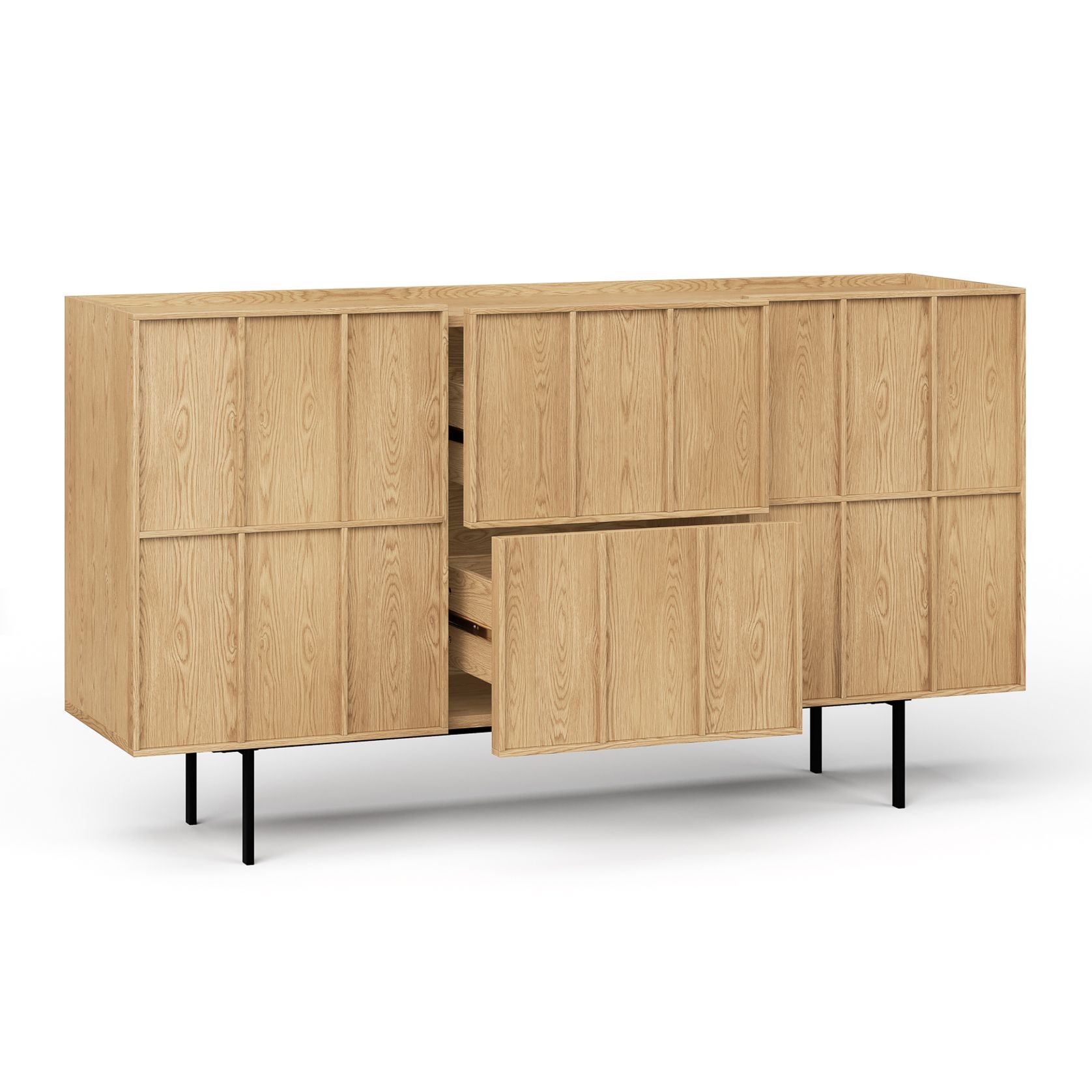 Linea 160cm Sideboard Cabinet Natural Oak | L3 Home gallery detail image