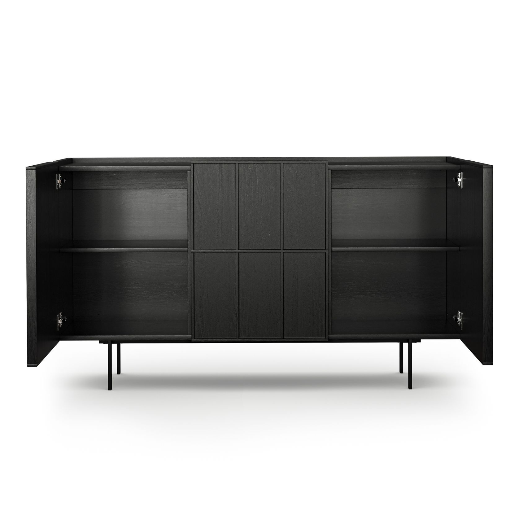 Linea 160cm Sideboard Cabinet Black Oak | L3 Home gallery detail image