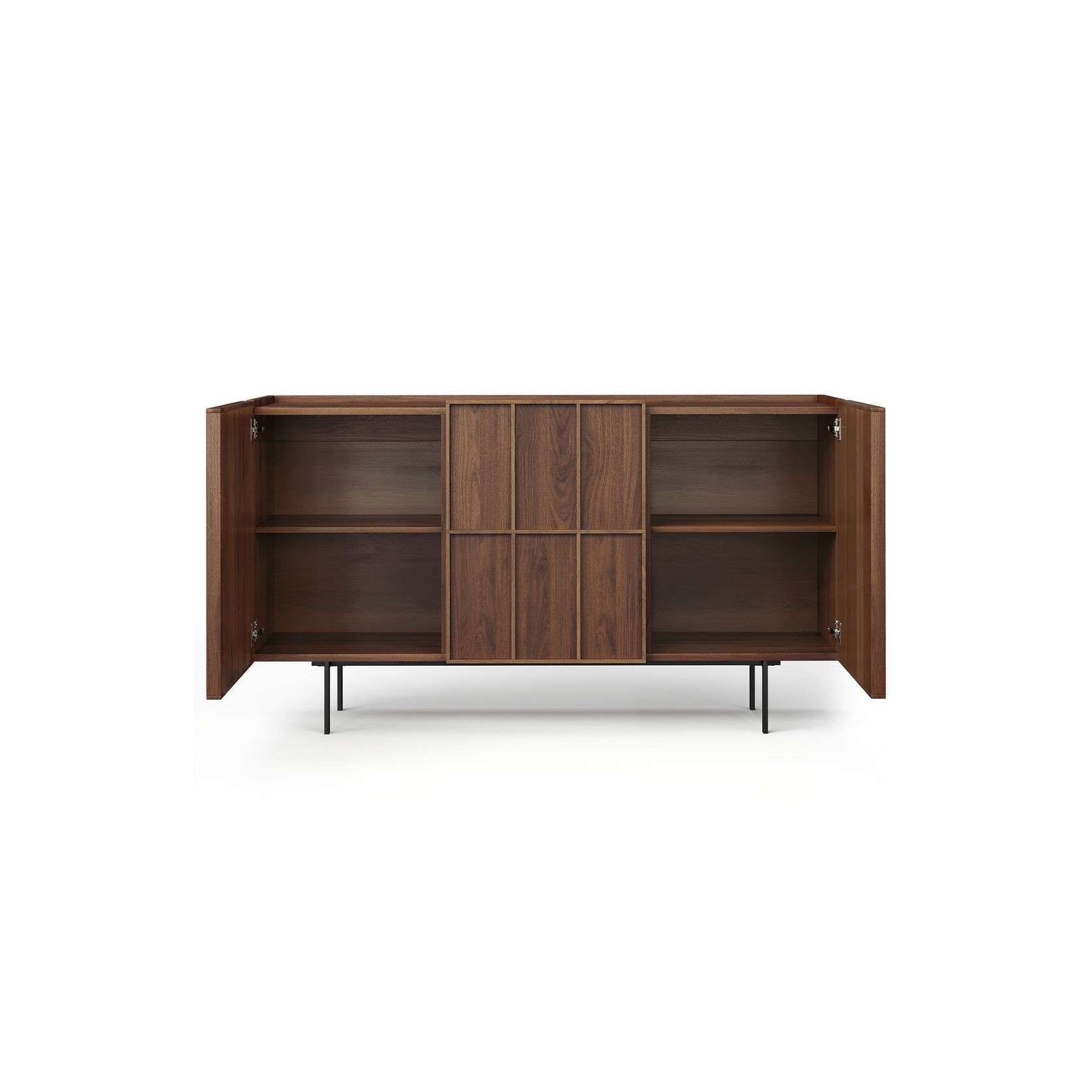 Linea 160cm Sideboard Cabinet | Light Walnut gallery detail image