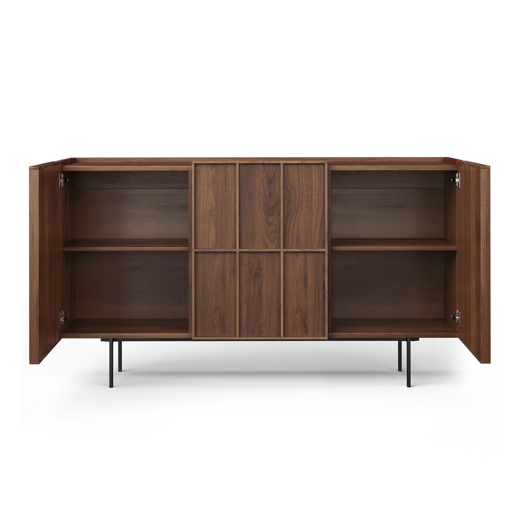 Linea 160cm Sideboard Cabinet | Light Walnut gallery detail image