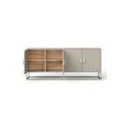 Braxton Ripple Slatted Sideboard | 180cm | Putty gallery detail image