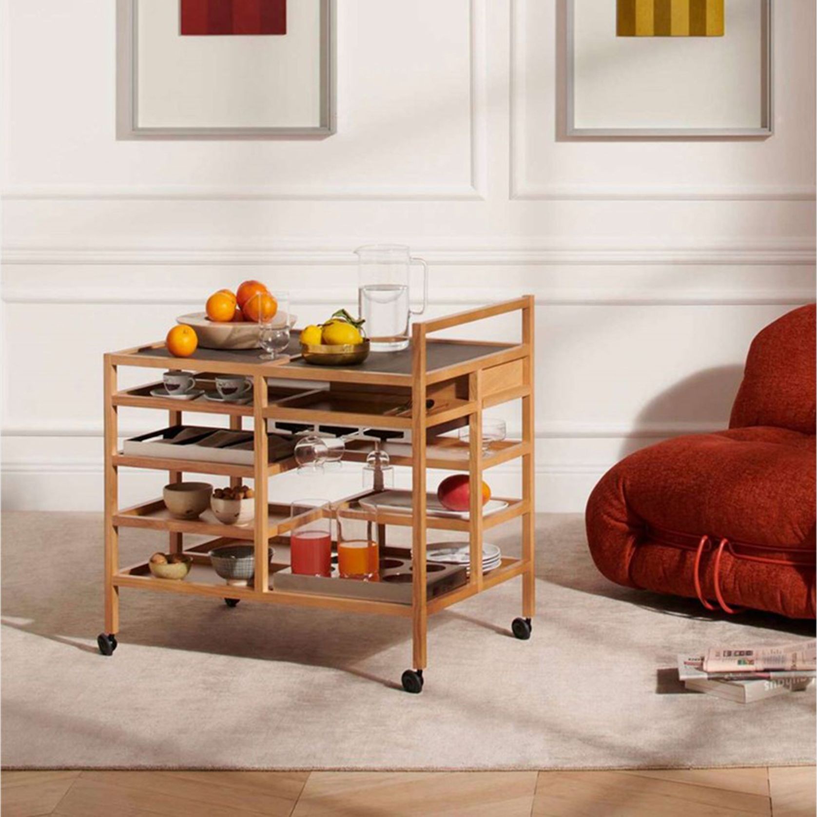Serving Cart by Cassina gallery detail image