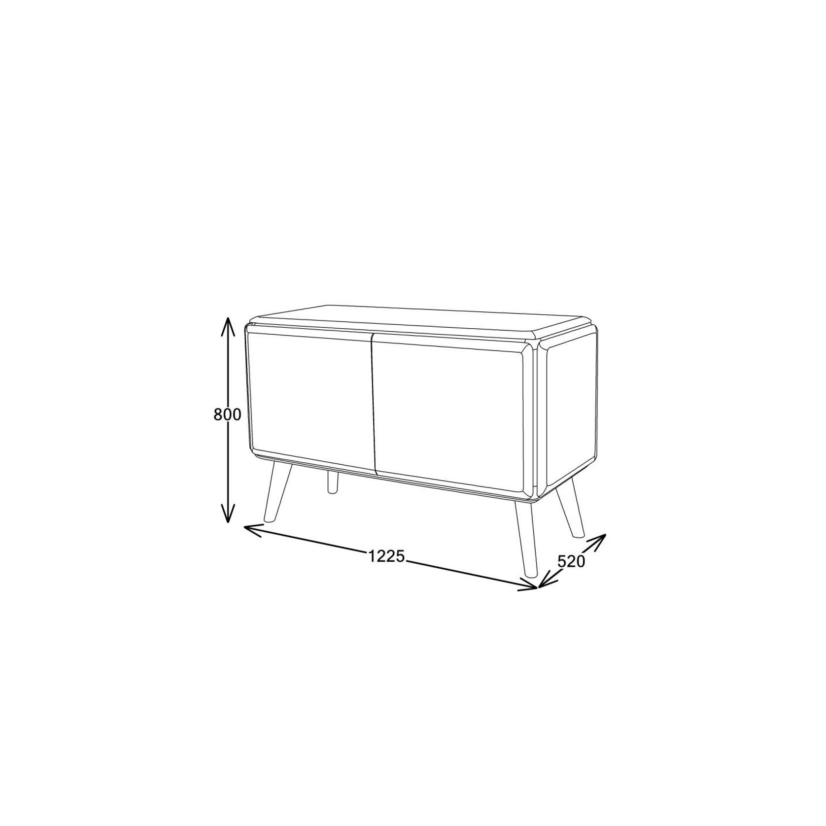 Casa Hardwood Sideboard Buffet | Natural | 1225mm gallery detail image