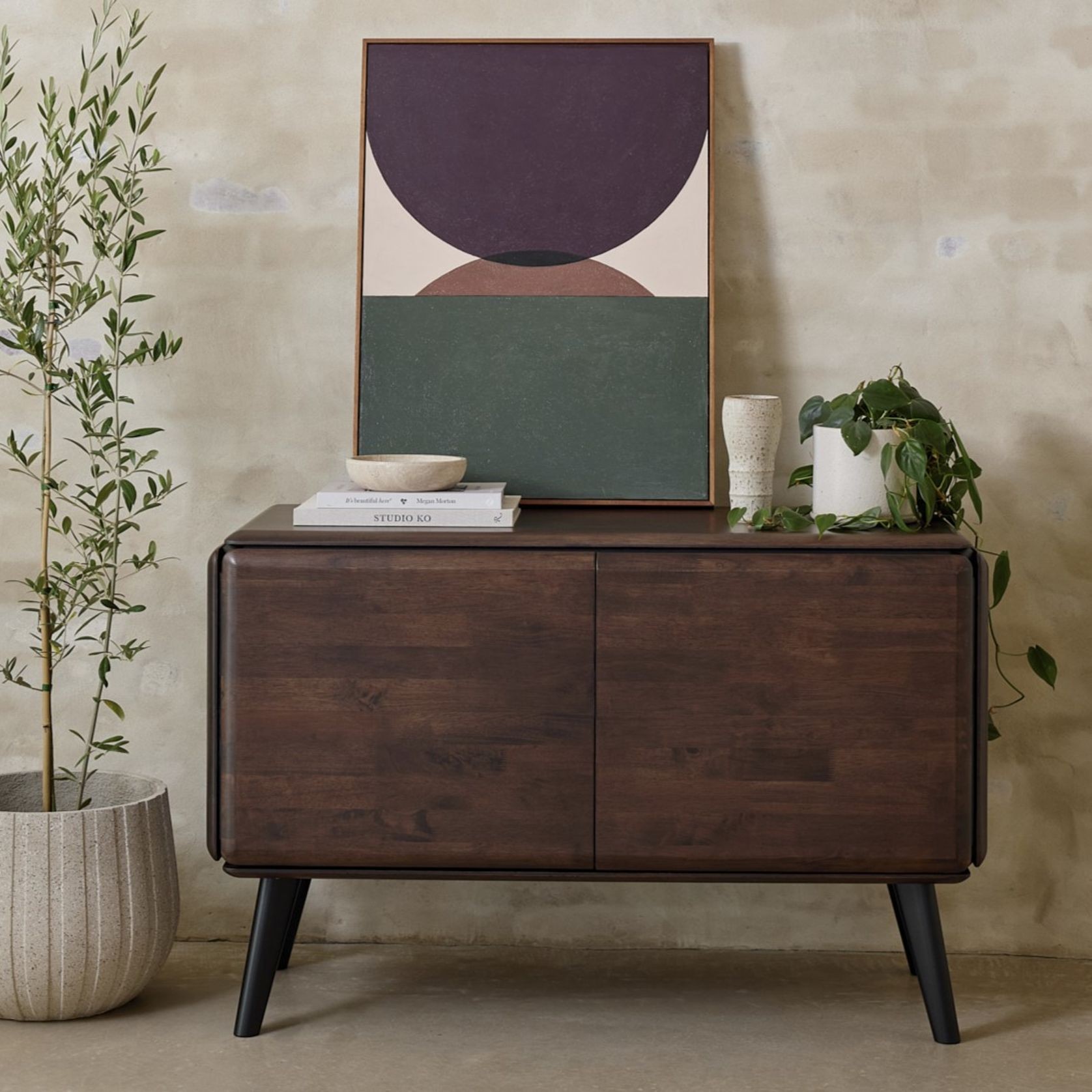 Casa Hardwood Sideboard Buffet | Arabica Walnut | 1800 gallery detail image