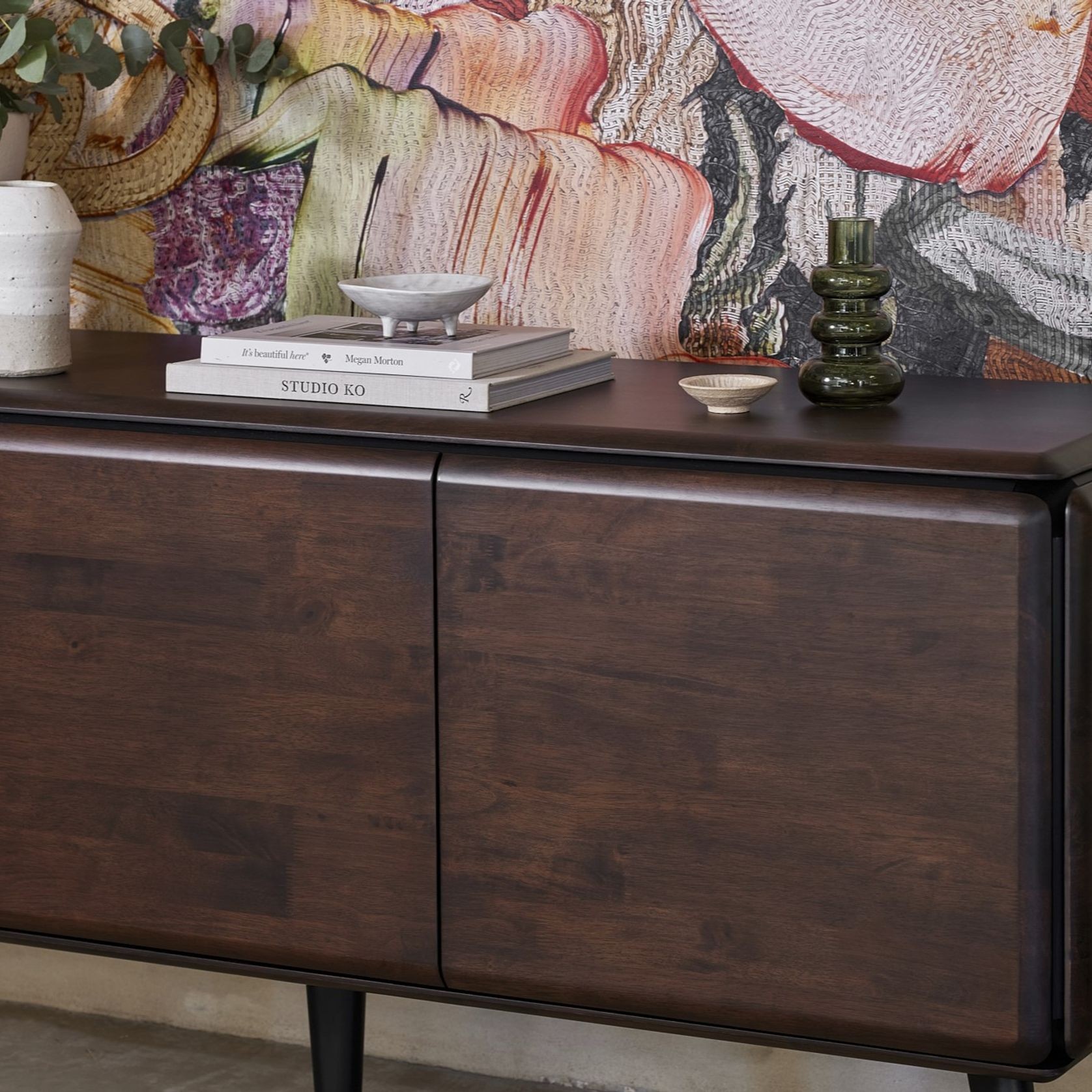 Casa Hardwood Sideboard Buffet | Arabica Walnut | 1225m gallery detail image