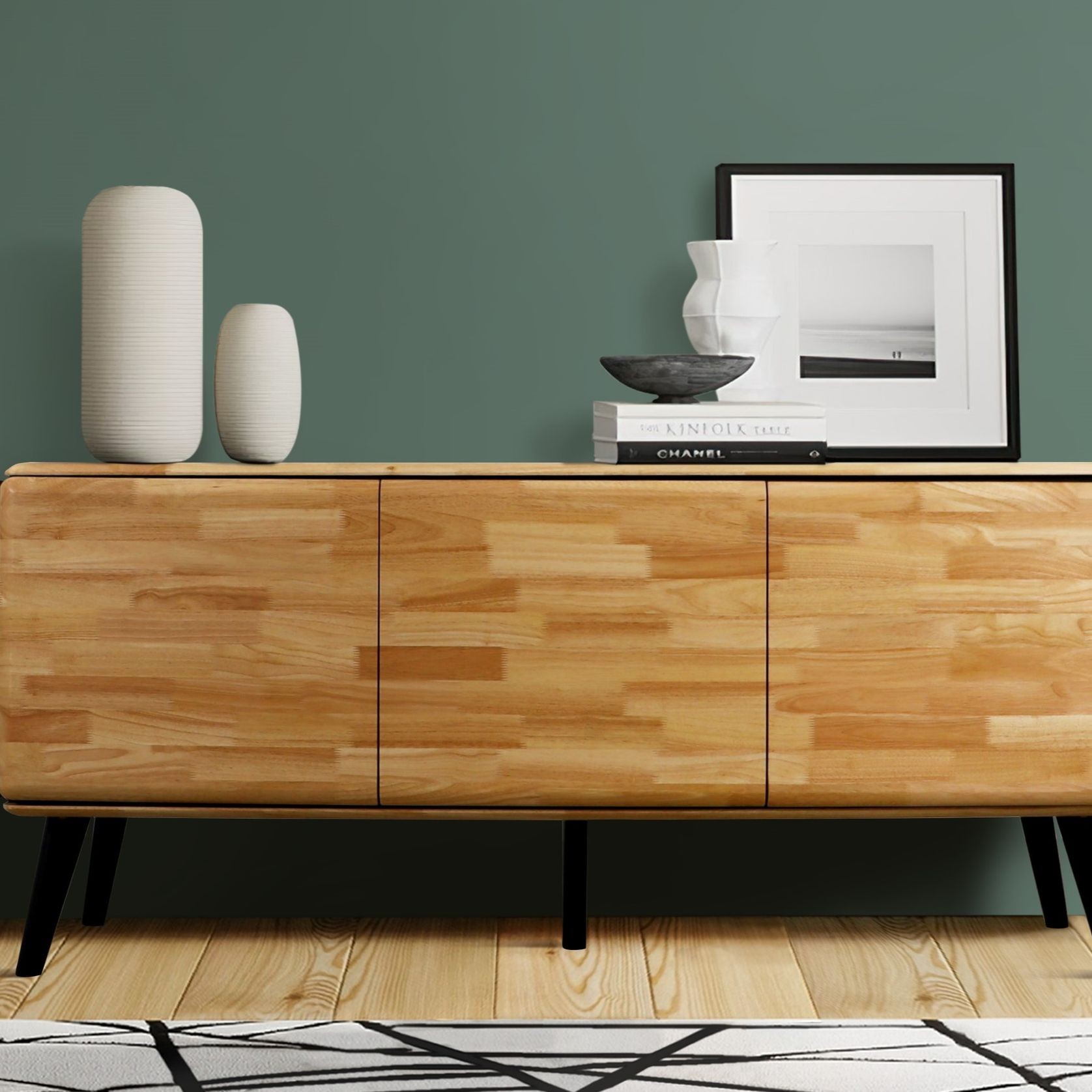 Casa Hardwood Sideboard Buffet | Natural | 1225mm gallery detail image