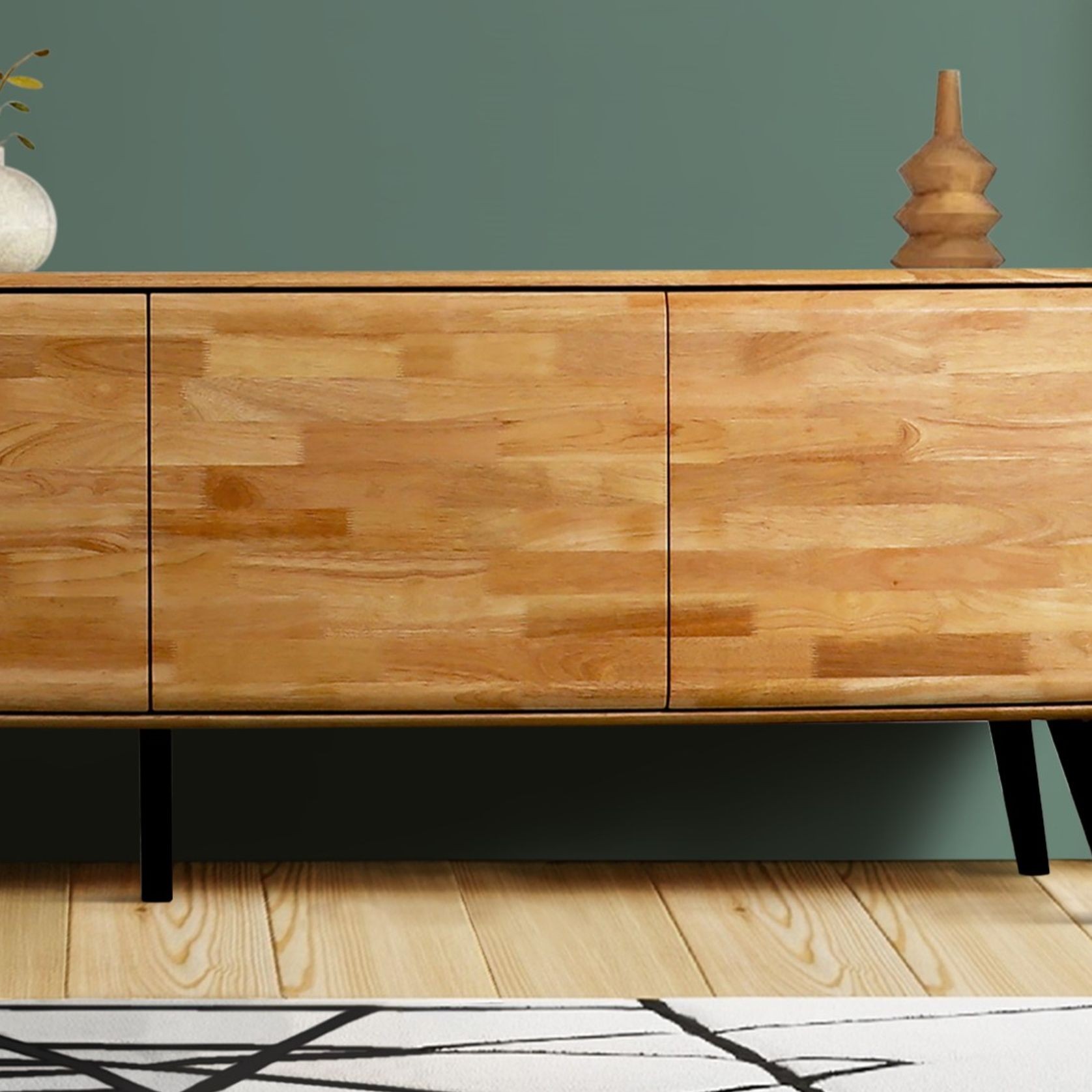 Casa Hardwood Sideboard Buffet | Natural | 2400mm gallery detail image