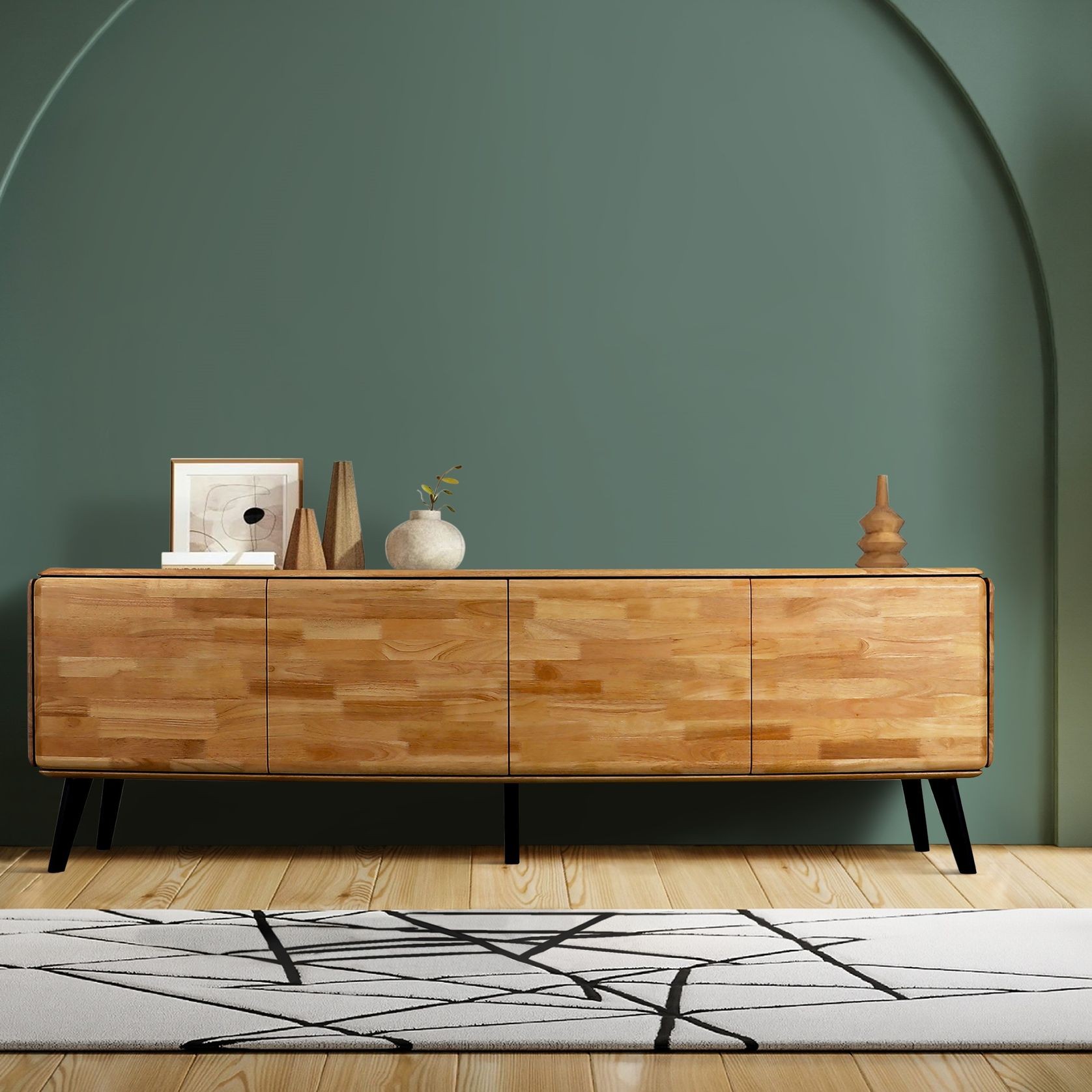 Casa Hardwood Sideboard Buffet | Natural | 2400mm gallery detail image