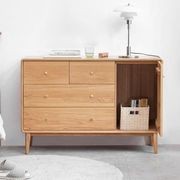 Oslo Natural Solid Oak Sideboard gallery detail image