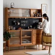 Prunus Solid Cherry Large Buffet With Hutch Dresser gallery detail image