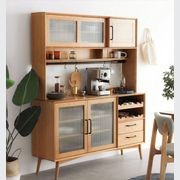 Prunus Solid Cherry Large Buffet With Hutch Dresser gallery detail image
