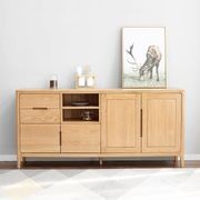Seattle Natural Solid Oak Extra Large Sideboard gallery detail image