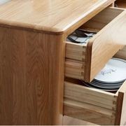 Seattle Natural Solid Oak Extra Large Sideboard gallery detail image