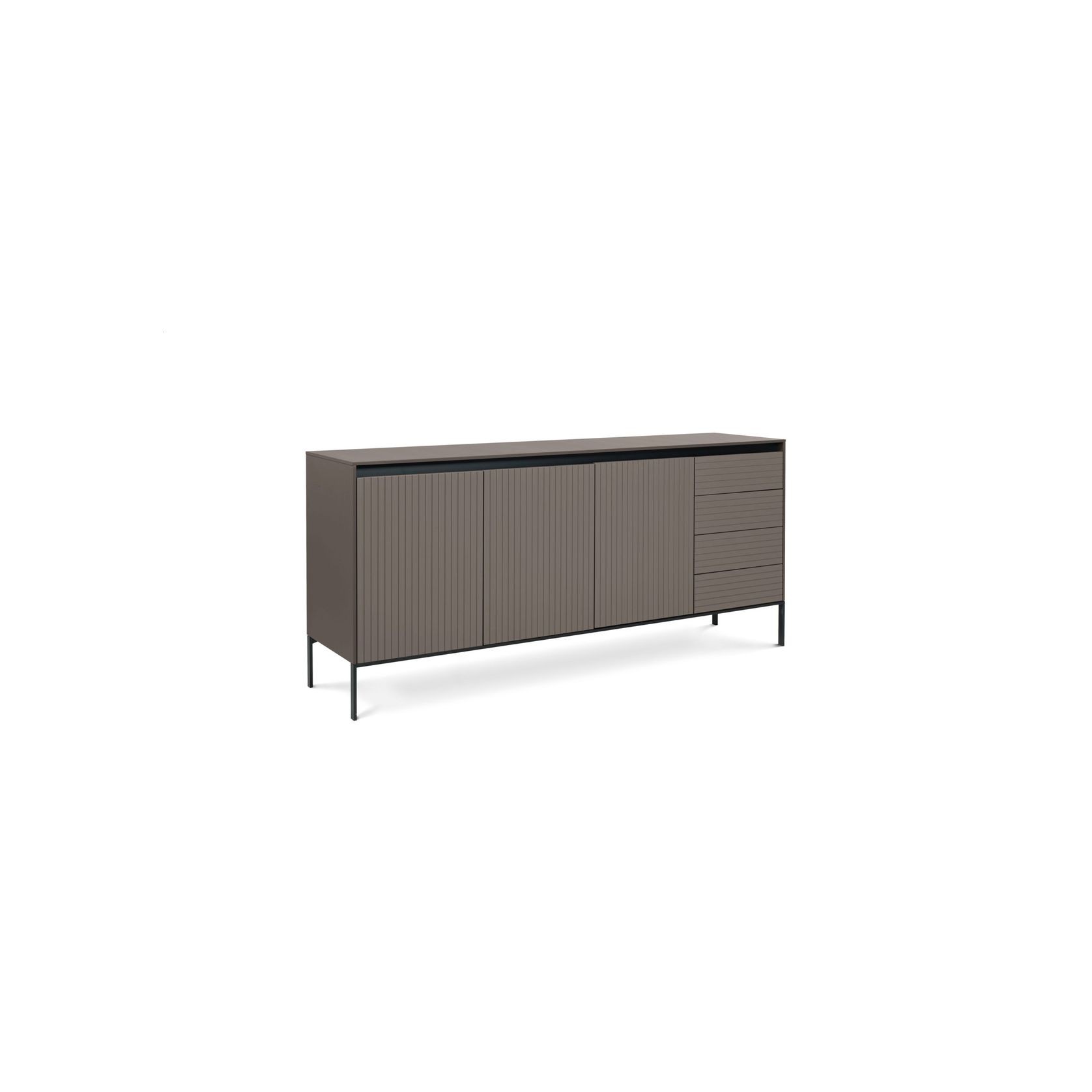 Keeen Tall Sideboard 3 doors, 4 drawers gallery detail image