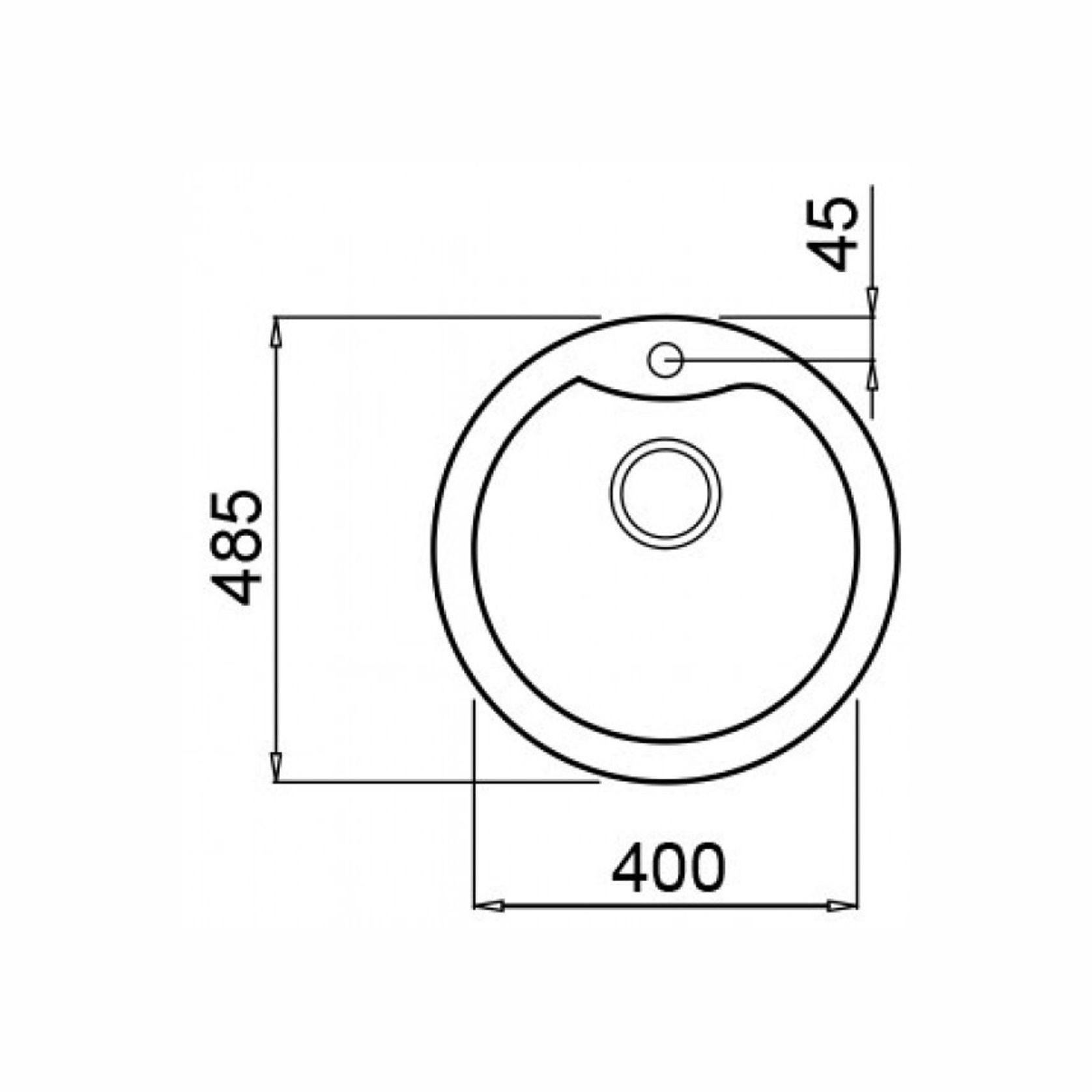 Elleci EGO Round Sink ELGEROU-40 gallery detail image