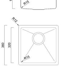 Burns & Ferrall BDM R15 Single Sink (BDM360) gallery detail image