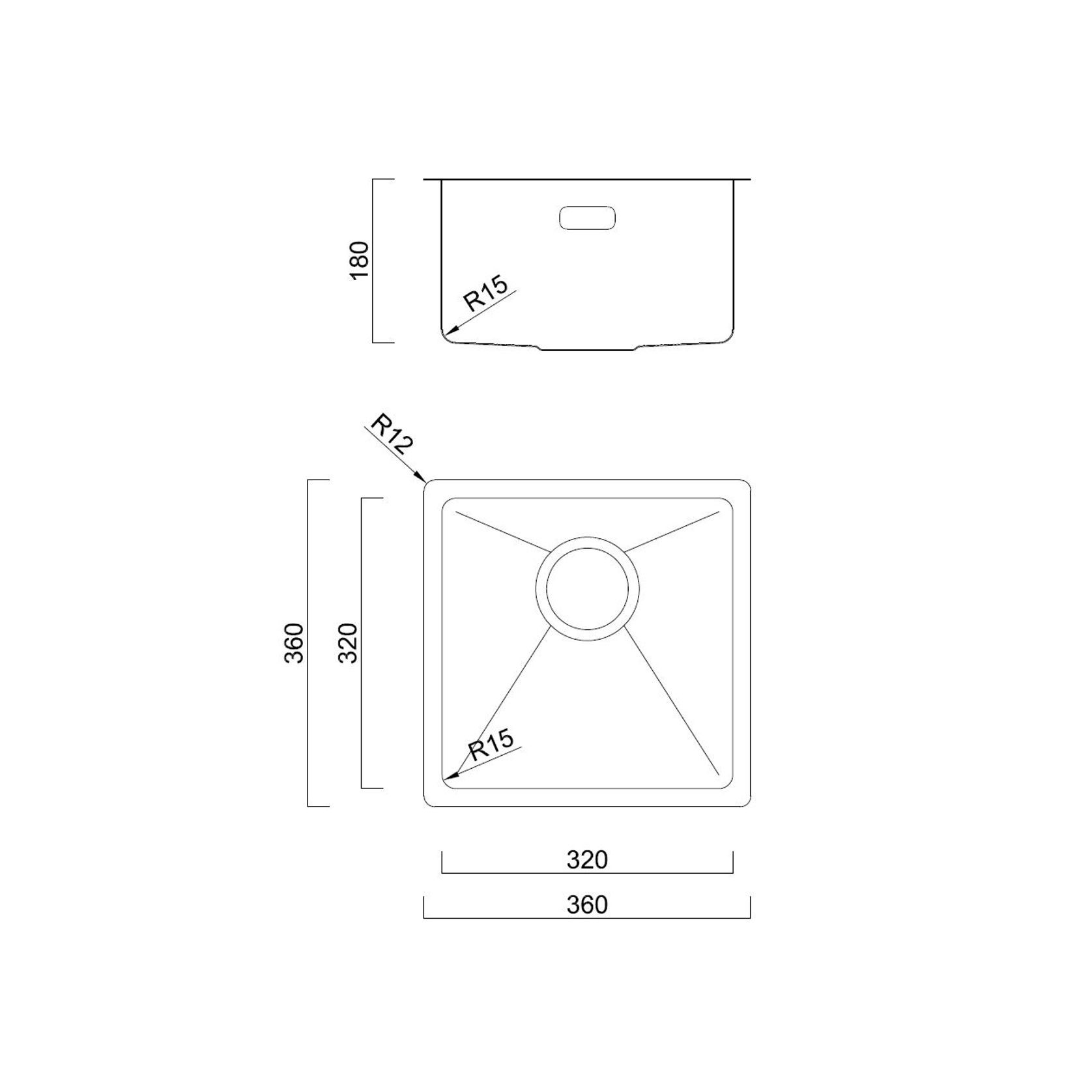 Burns & Ferrall BDM R15 Single Sink (BDM360) gallery detail image