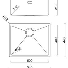 Burns & Ferrall BDM R15 Single Sink (BDM540) gallery detail image