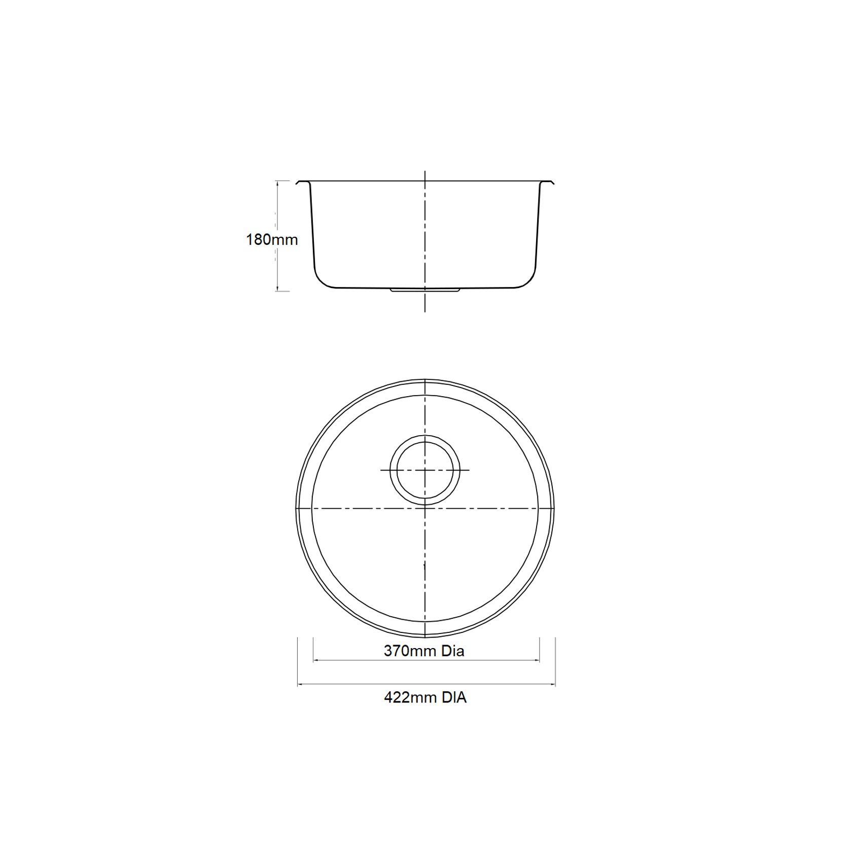 Burns & Ferrall Oribit Round Sink (ORBIT2) gallery detail image