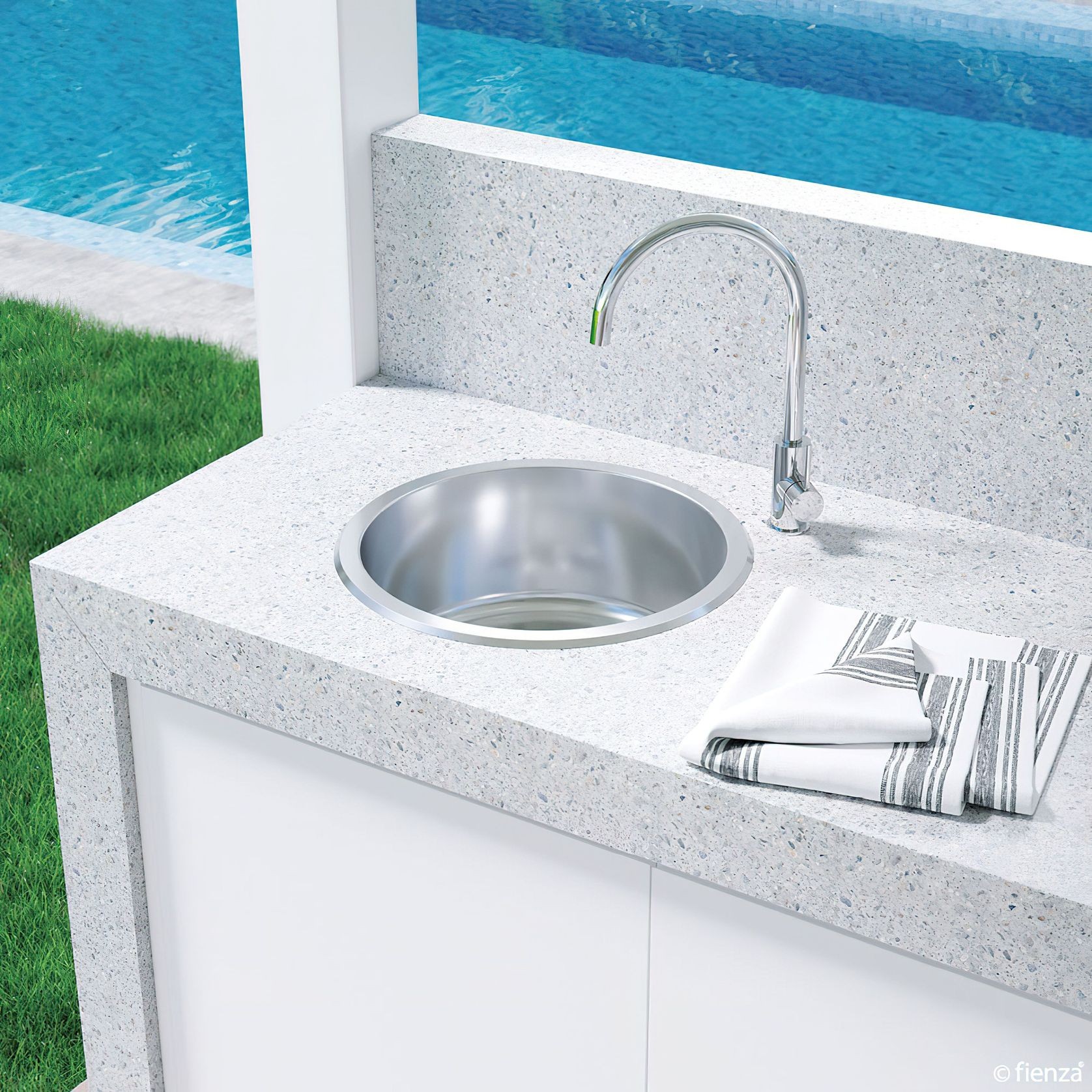 Tiva Round Kitchen Sink | 430Ø gallery detail image