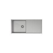 Hana 36L Single Kitchen Sink with Drainer | 990 x 450 gallery detail image