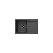 Kuro Granite 32L Single Kitchen Sink with Drainer gallery detail image