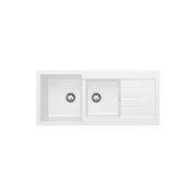 Kuro Granite 32L/22L Double Kitchen Sink with Drainer gallery detail image