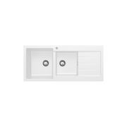 Kuro Granite 32L/22L Double Kitchen Sink with Drainer gallery detail image